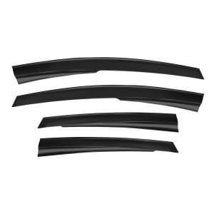 Ford Fiesta Wind Deflector - Omac - Acrylic 4 Pcs - Black - 2011-2019